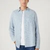 Wrangler 1 Pocket - Overhemd - Captains Blue