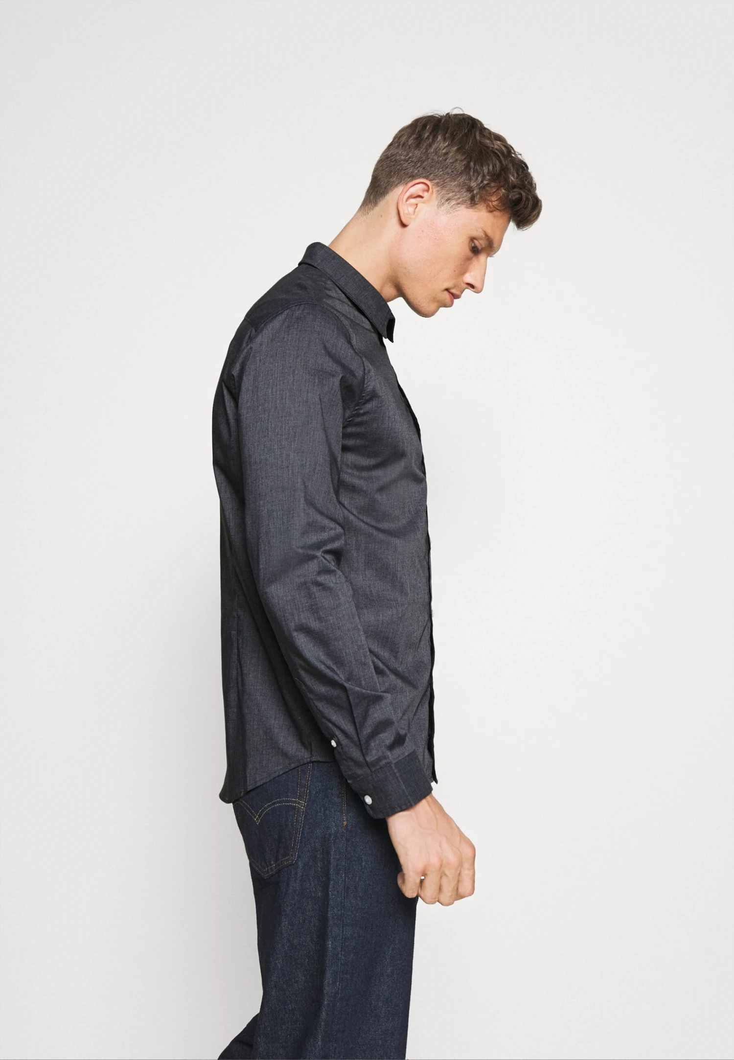 Pier One Overhemd -Blue Grey 7 Pier One Overhemd -Blue Grey - Afbeelding 5