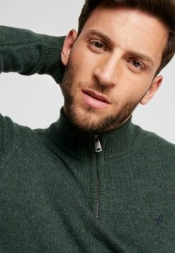 Pier One Trui - Mottled Dark Green -Stijlvolle Herenkleding Winkel 0ffac4a6cb01430894baaebc2963a6ec