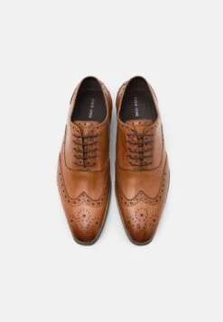 Pier One Leather - Veterschoenen - Cognac -Stijlvolle Herenkleding Winkel 15f1d142a8814a208bbc0e7f2bb30aed