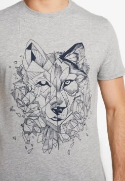 Pier One T-Shirt Print - Mottled Grey -Stijlvolle Herenkleding Winkel 19bac3e87c214150932db03a2c67e58e