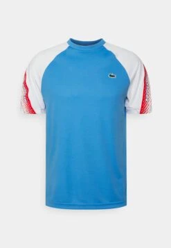 Lacoste Sport Tennis - Sport T-Shirt - Bleu/Blanc -Stijlvolle Herenkleding Winkel 1b3b551897234bc08607dad6bcb7ba3e