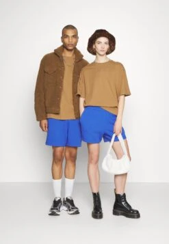 YOURTURN 3Pack Unisex - T-Shirt Basic - Light Green/Lilac/Light Brown