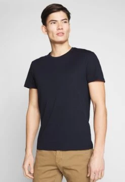 Pier One 2 Pack - T-Shirt Basic - White/Dark Blue -Stijlvolle Herenkleding Winkel 29e824f9825c4b58be6620e83ee4ac6b