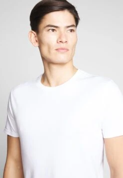 Pier One 2 Pack - T-Shirt Basic - White/Dark Blue -Stijlvolle Herenkleding Winkel 5d6a04d994e343d2903cc2c1666bad4b