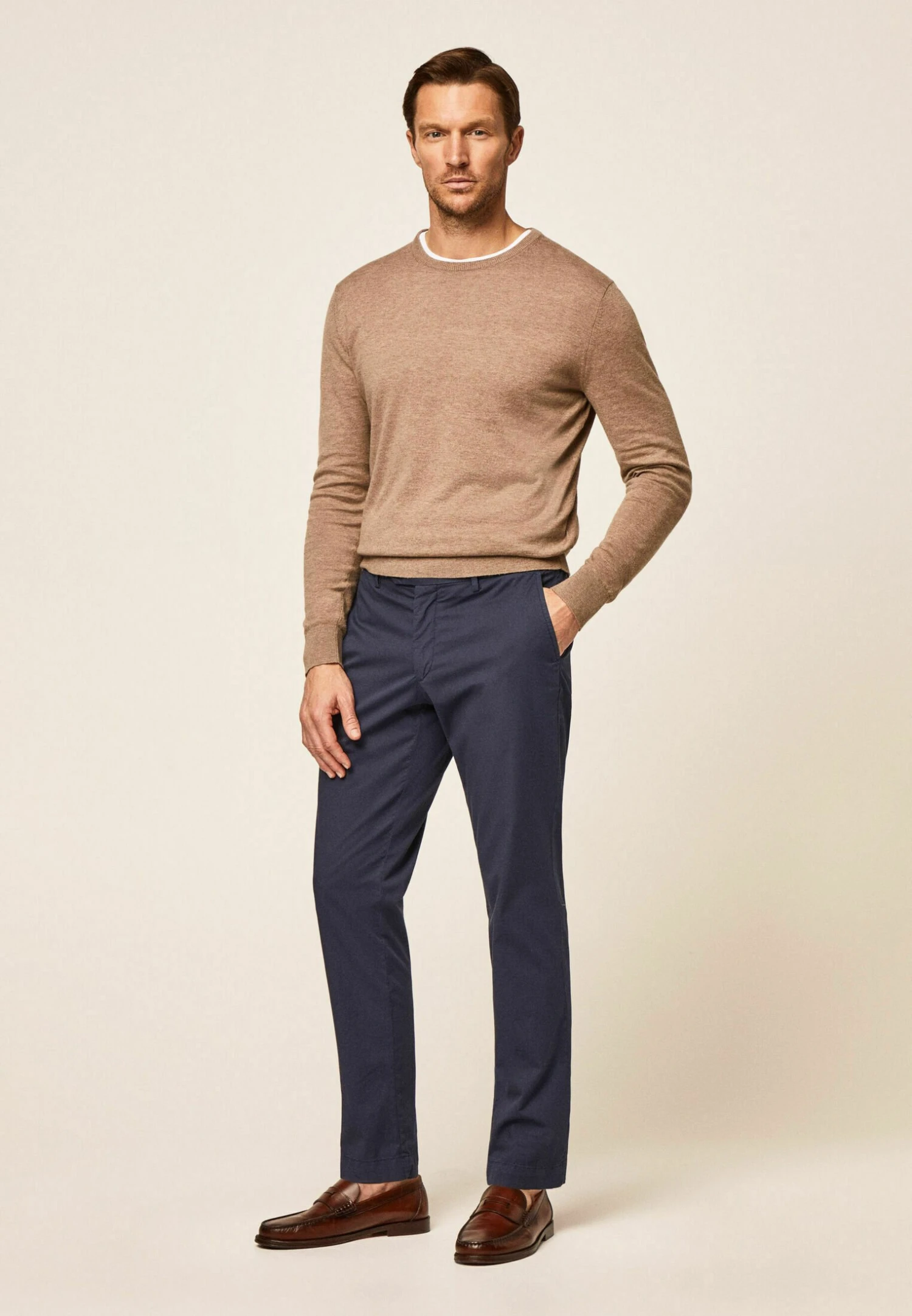 Hackett London Super Lw - Chino - Navy Blazer 4 Hackett London Super Lw - Chino - Navy Blazer - Afbeelding 2