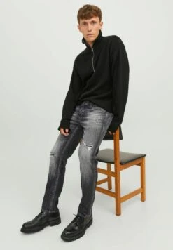 Jack & Jones Jjimike Jjoriginal Ge- Slim Fit Jeans - Grey Denim -Stijlvolle Herenkleding Winkel 6831e6d86f0041e19c5cb40a5af503f0