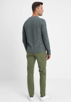 Pier One Chino - Dark Green -Stijlvolle Herenkleding Winkel 68ea94008079472785ad83ae6cb4e18a