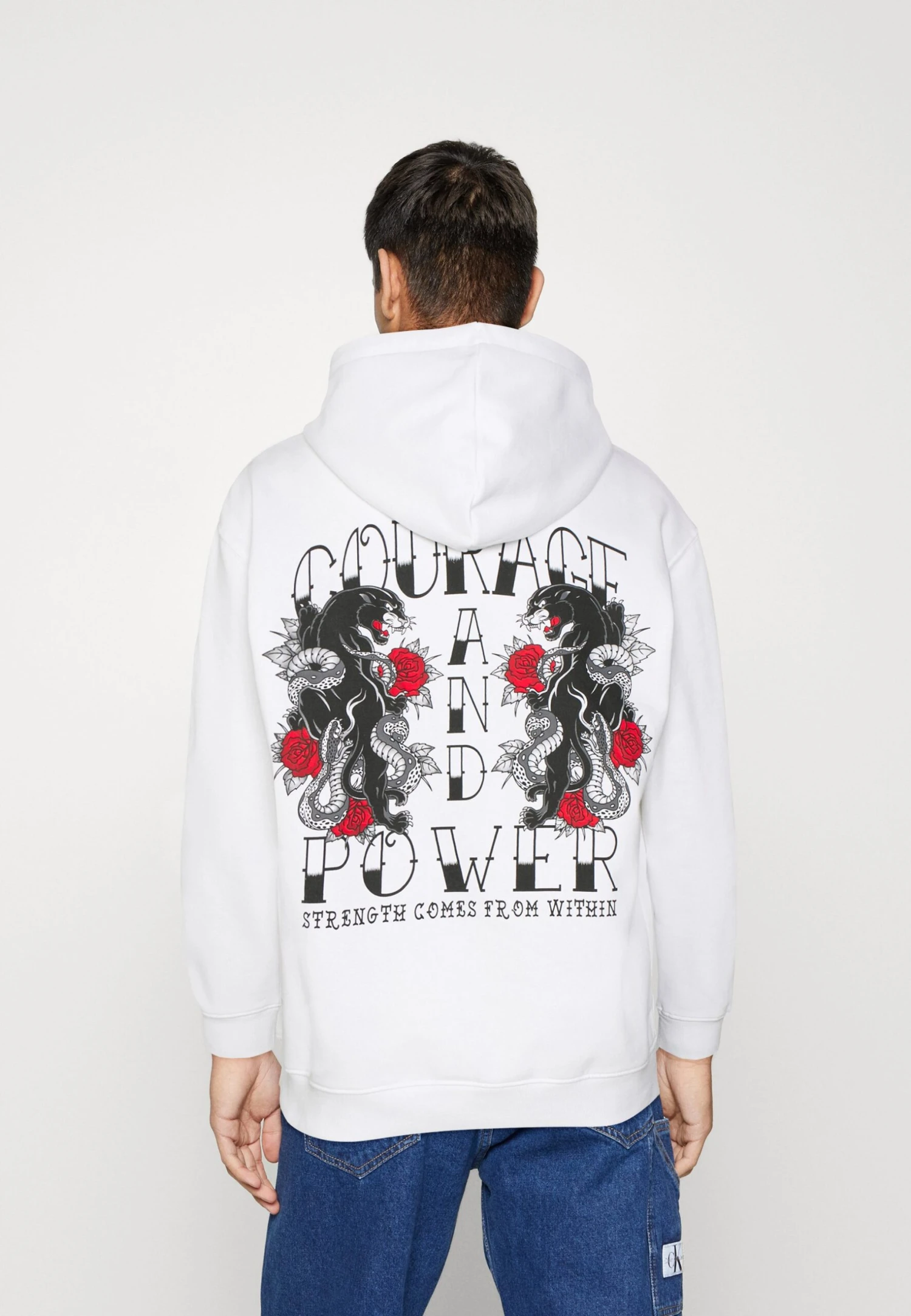 YOURTURN Unisex - Hoodie - White 3 YOURTURN Unisex - Hoodie - White