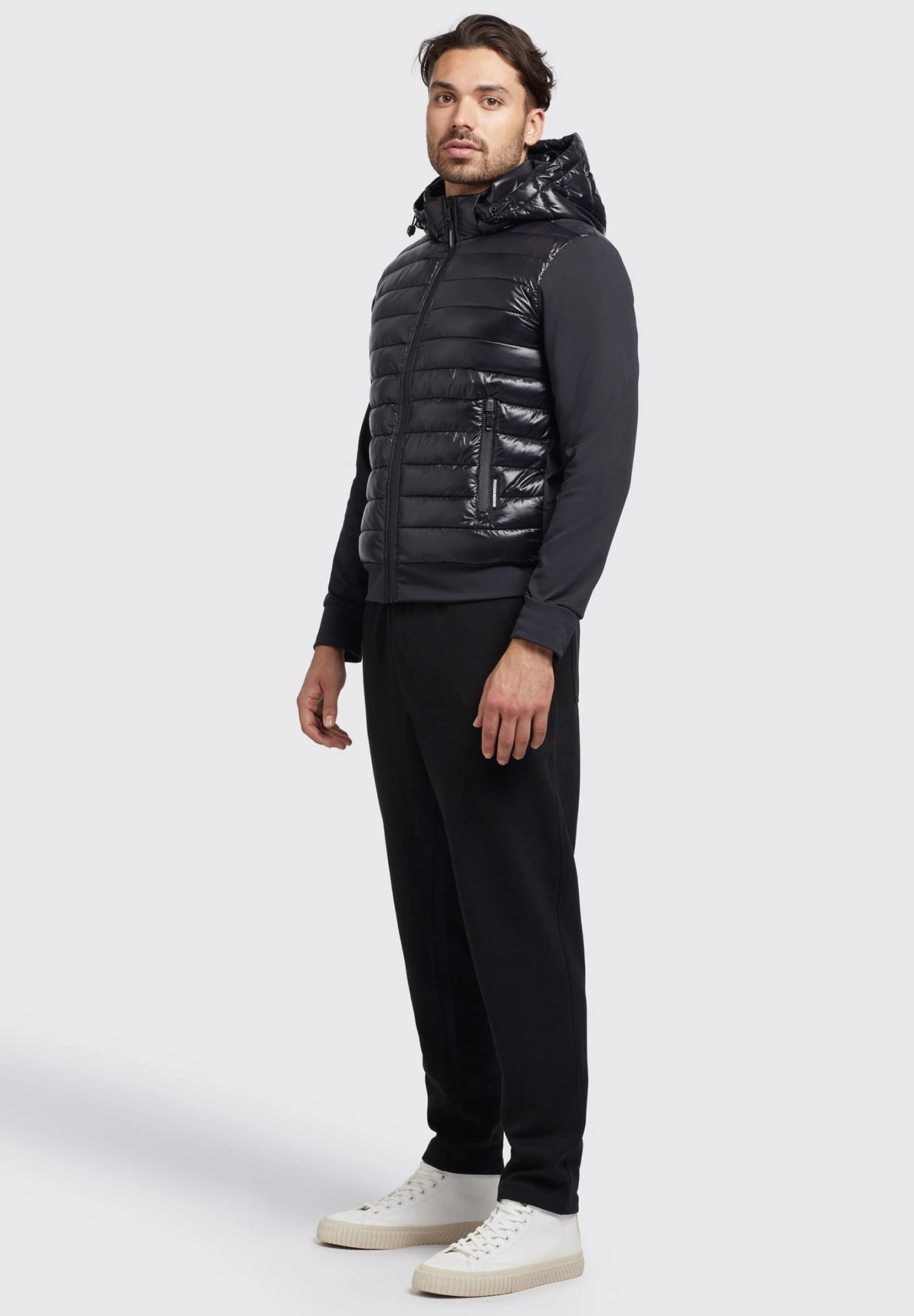 Khujo Bolt Shiny - Jas - Schwarz 7 Khujo Bolt Shiny - Jas - Schwarz - Afbeelding 5