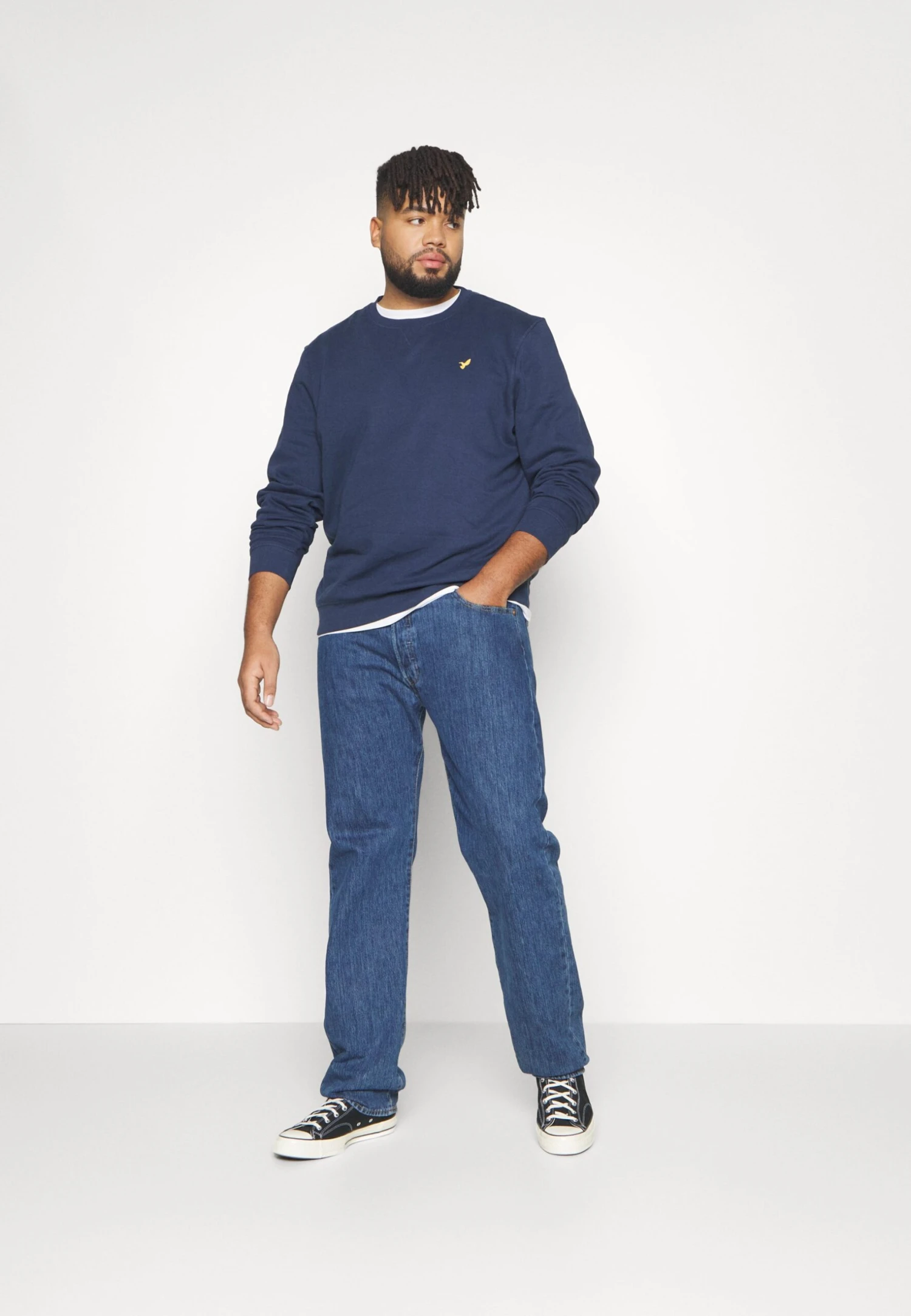 Pier One Plus Size 2 Pack - Sweater - Dark Blue/Bordeaux 3 Pier One Plus Size 2 Pack - Sweater - Dark Blue/Bordeaux