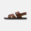 Pier One Unisex - Sandalen - Cognac -Stijlvolle Herenkleding Winkel 7eec6c27b8ac4834be9563e04dfa19d3