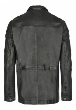 Bugatti Mit Abdeckleiste Und Stehkragen - Leren Jas - Schwarz -Stijlvolle Herenkleding Winkel 839e557a797f4bbcb577d3ab3b9d94f3