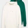 YOURTURN 2 Pack Unisex - Hoodie - Off-White/Green -Stijlvolle Herenkleding Winkel 88c4925cfb884ab0a7f41afb477aea1a