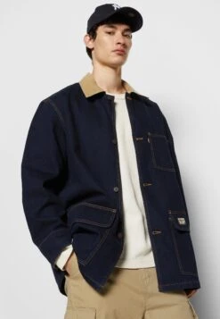 Cypress Chore Coat - Spijkerjas - Dark Indigo Rinse -Stijlvolle Herenkleding Winkel 92a11ef45d6e43ee9a87a6344c7f33a4