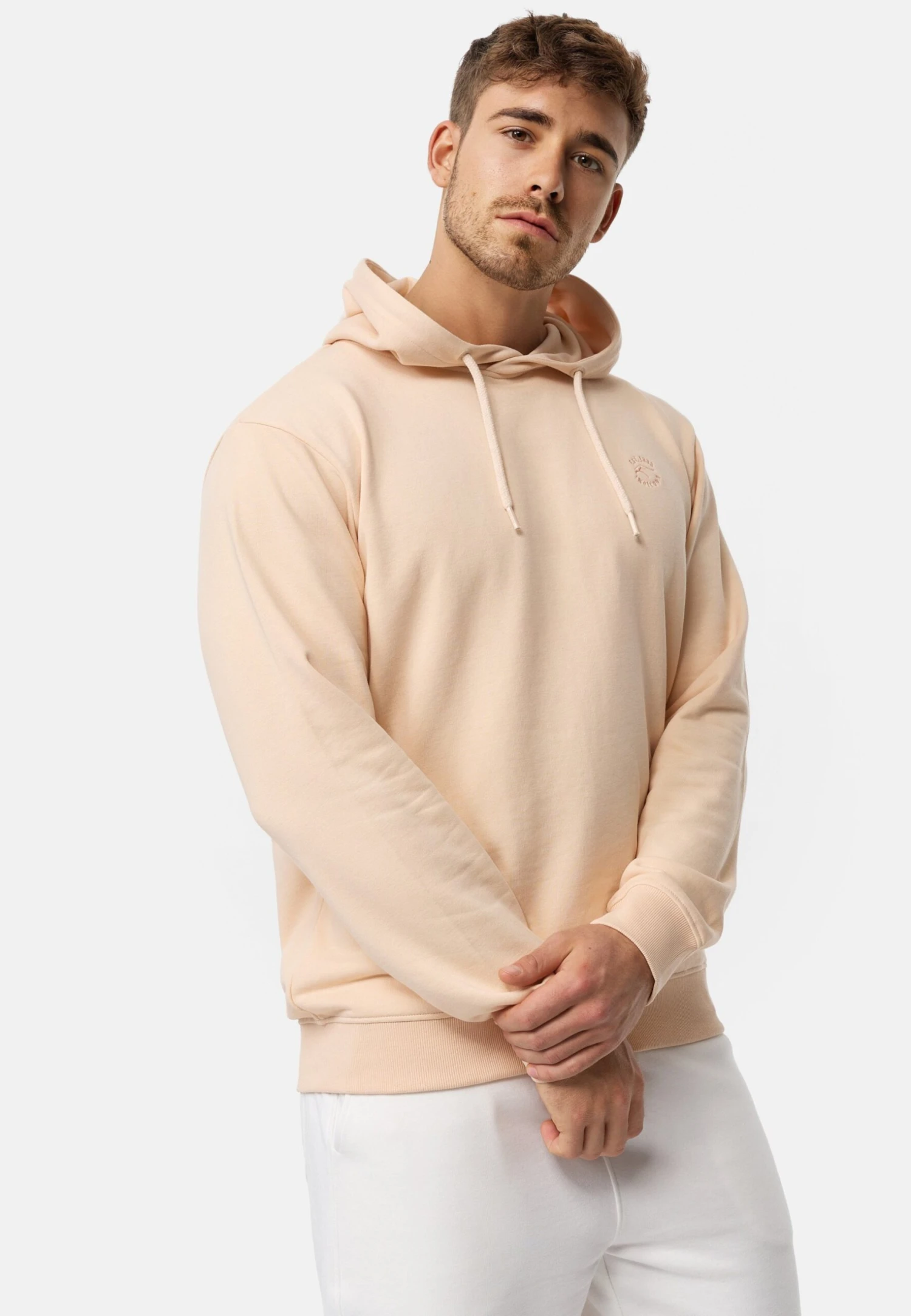 Indicode Jeans Simpson - Hoodie - Pale Peach 3 Indicode Jeans Simpson - Hoodie - Pale Peach
