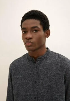 TOM TAILOR Denim Overhemd - Black/Off White Structure -Stijlvolle Herenkleding Winkel a2d20b0f668743b181b84a4c3309f7a1