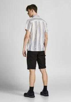 Jack & Jones Unifarbene Dex Mit Cargotaschen - Shorts - Schwarz -Stijlvolle Herenkleding Winkel a5054eba47b14da49563bf941fb04158