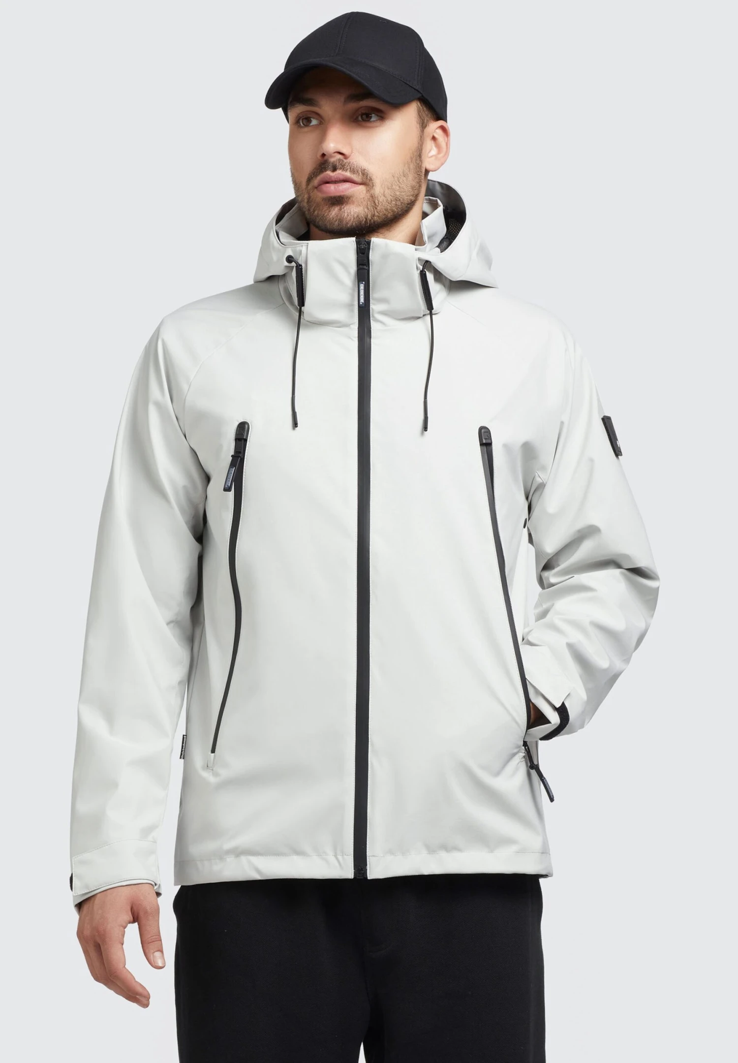 Khujo Adam - Regenjas - Hellgrau 3 Khujo Adam - Regenjas - Hellgrau