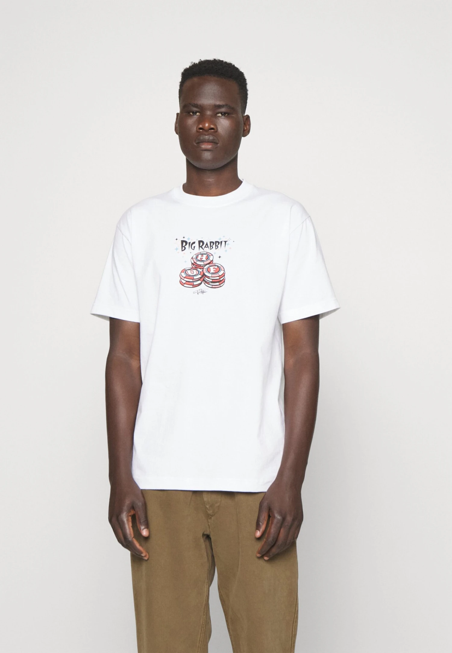 HUF Chips Tee - T-Shirt Print - White 3 HUF Chips Tee - T-Shirt Print - White