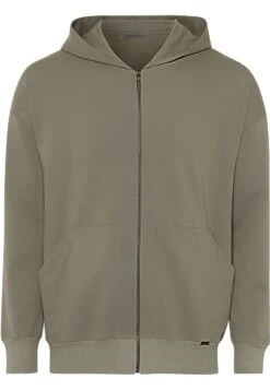 HANRO Natural Living - Sweater Met Rits - Antique Green -Stijlvolle Herenkleding Winkel c020e454306542249804d0871055b57a