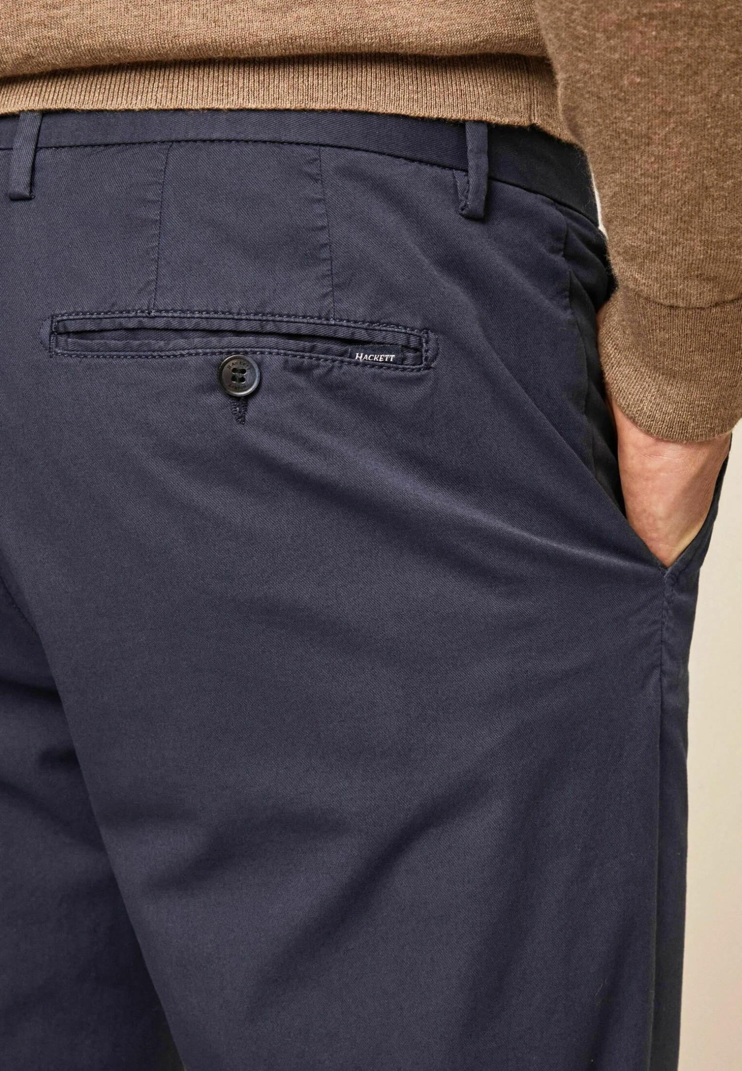 Hackett London Super Lw - Chino - Navy Blazer 7 Hackett London Super Lw - Chino - Navy Blazer - Afbeelding 5