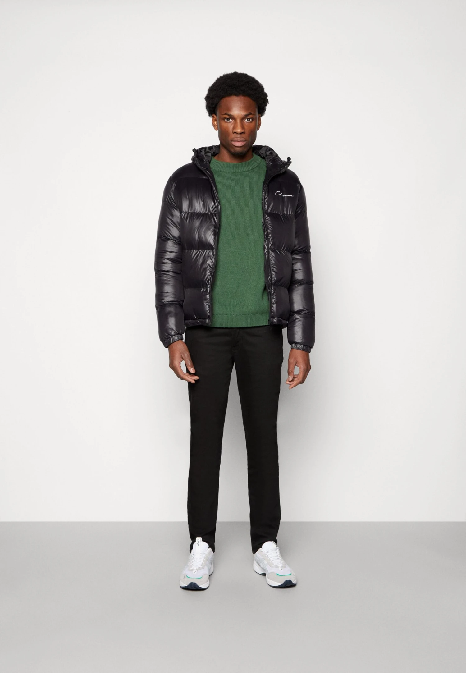 Racer Logo Puffer Jacket - Winterjas - Black 4 Racer Logo Puffer Jacket - Winterjas - Black - Afbeelding 2