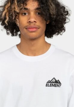 Element Cloud Mountain - T-Shirt Print - Off White -Stijlvolle Herenkleding Winkel dab532aba88141e4843c021b46188469