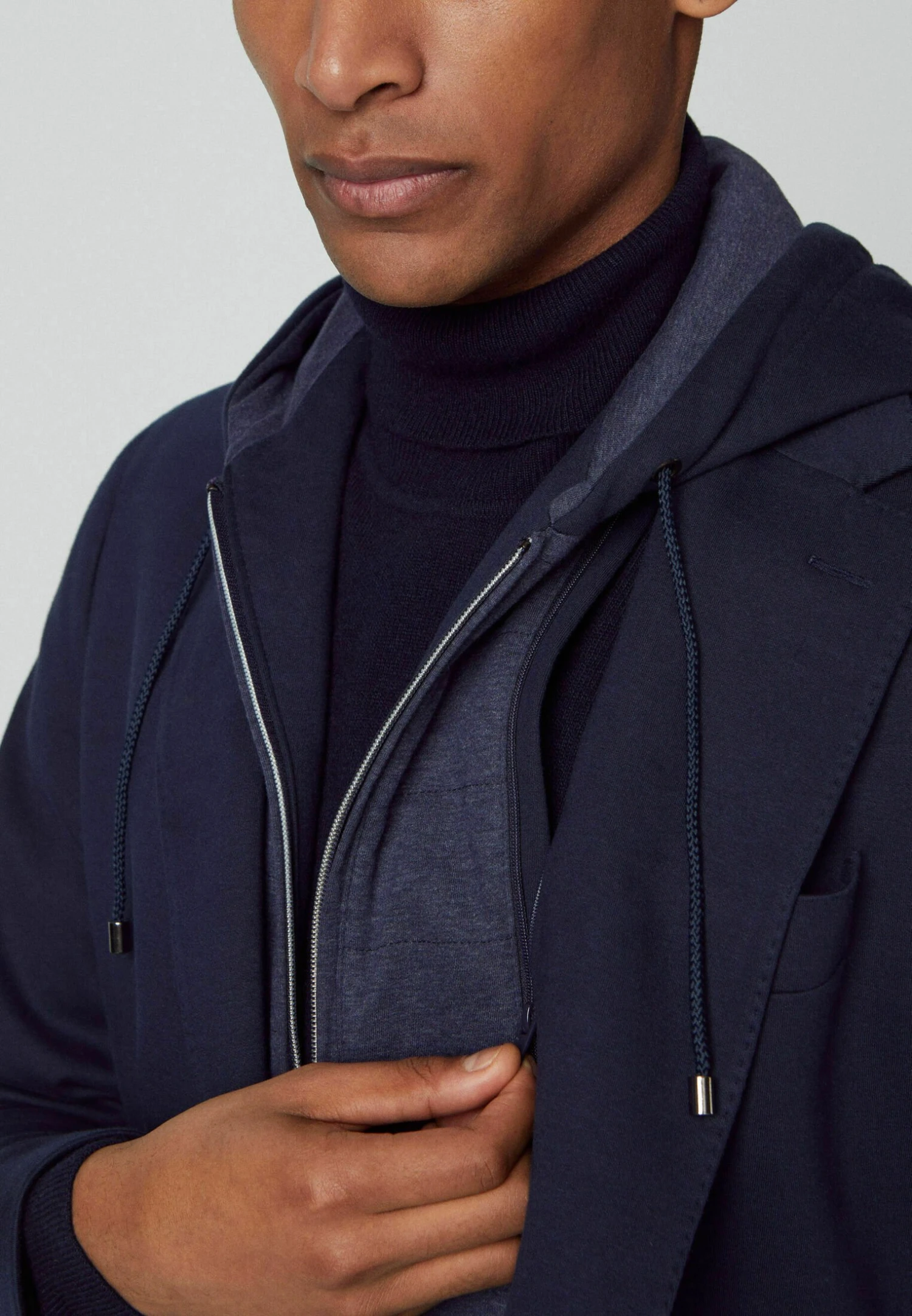 Hackett London Sports W Hooded Bib - Blazer - Navy Blue 7 Hackett London Sports W Hooded Bib - Blazer - Navy Blue - Afbeelding 5