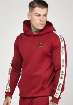 SikSilk Hoodie With Gothic Side Tape - Longsleeve - Burgundy 11 SikSilk Hoodie With Gothic Side Tape - Longsleeve - Burgundy -Stijlvolle Herenkleding Winkel ef15ace0df6e443ea1bfa68aae917aeb