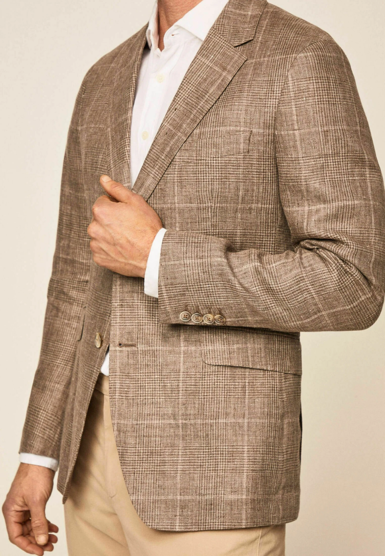 Hackett London Pow - Blazer - Taupe 6 Hackett London Pow - Blazer - Taupe - Afbeelding 4