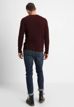 Pier One Trui - Mottled Bordeaux -Stijlvolle Herenkleding Winkel fc1817f3db34423ca2bcccf59d46c923