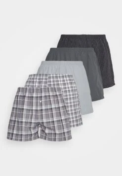 Pier One 5 Pack - Boxershort - Black/Grey/White